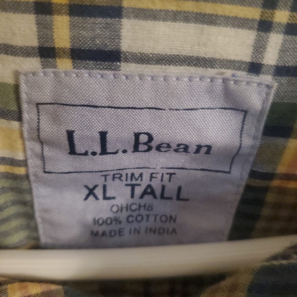 Ll Bean Button Down Shirt Euc - image 6